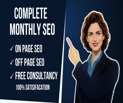 complete white hat monthly SEO service to rank your website